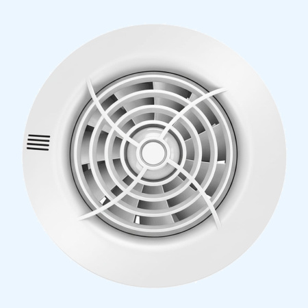 100 White Ratio Seicoi Накладной вентилятор тонкий
